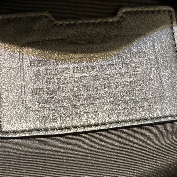Coach Signature Black Unisex Bag